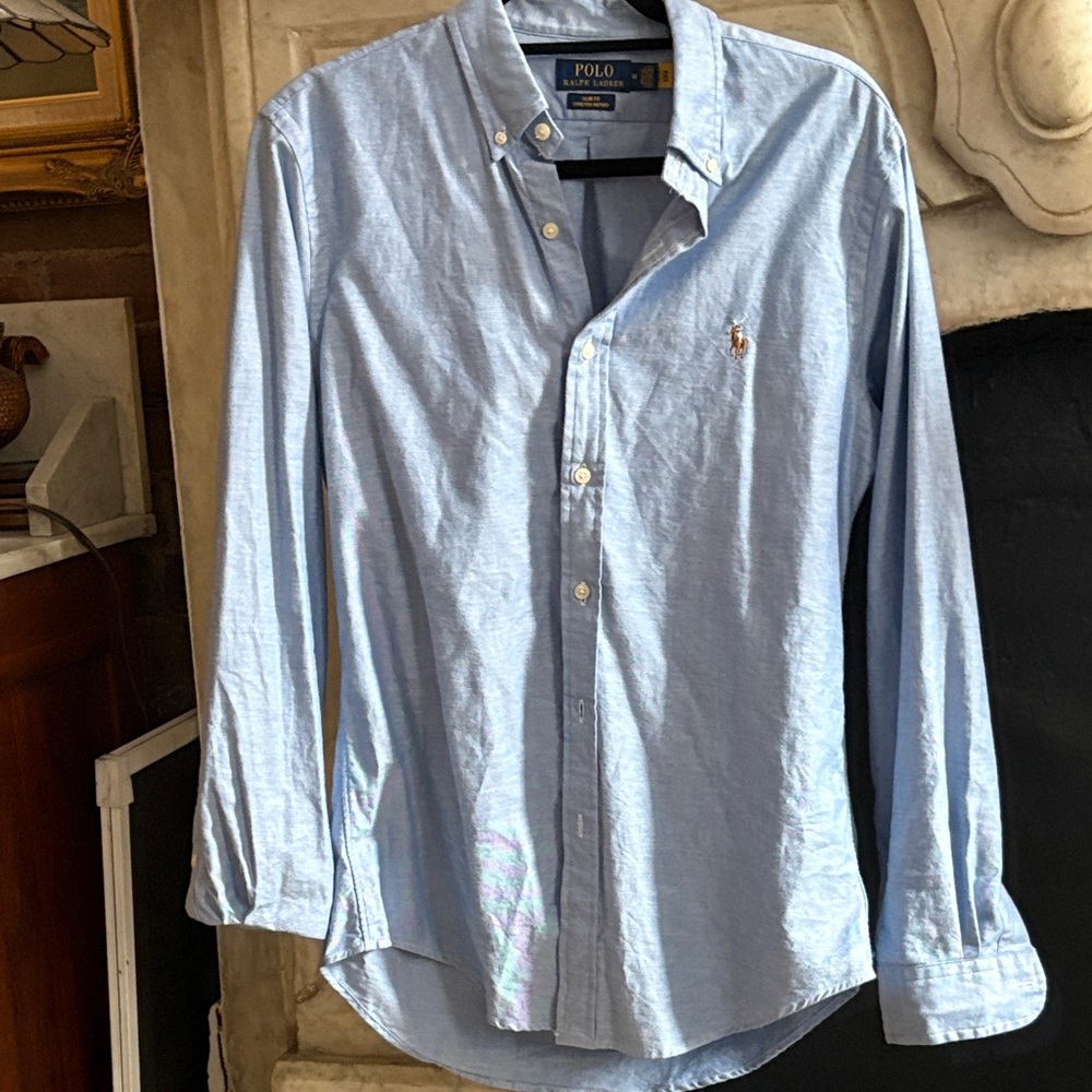 Polo by Ralph Lauren Light Blue Button-Down Oxford Shirt